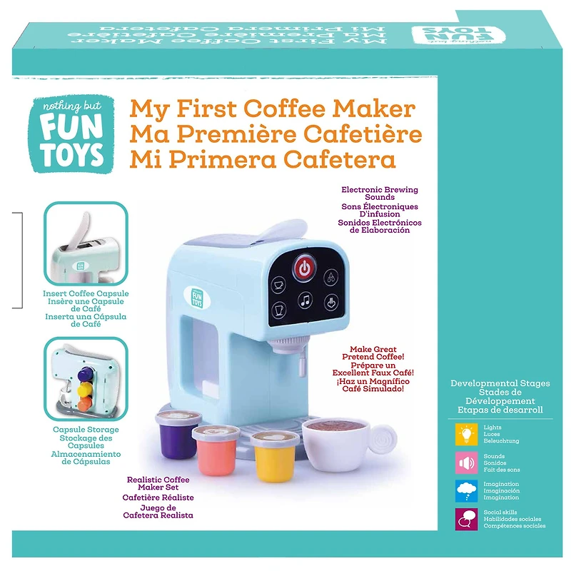 Nothing But Fun Toys My First Coffee Maker Playset