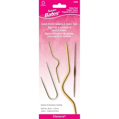 Susan Bates® Cable Stitch Holders & Handi Tool, 4ct.