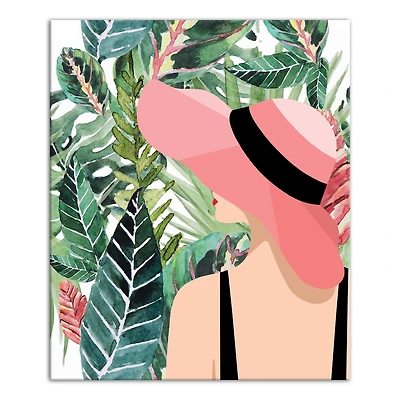 Watercolor Greenery Canvas Wall Art