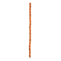 Orange Ceramic Tube Beads, 10mm by Bead Landing™