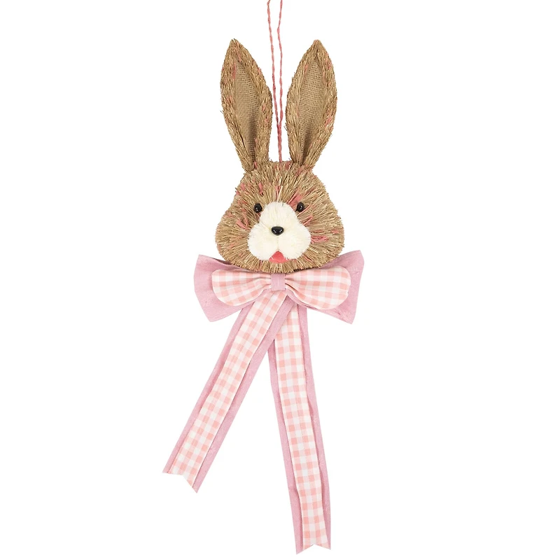 21" Easter Bunny with Bow Hanging Wall Decoration