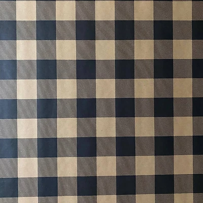 Black & Kraft Buffalo Check Premium Gift Wrap by Celebrate It™