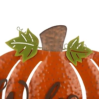 Glitzhome® Metal Welcome Pumpkin Yard Stake