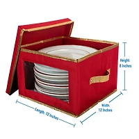 Simplify Holiday Dinner Plate Storage Box
