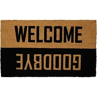 Natural Welcome Goodbye Doormat