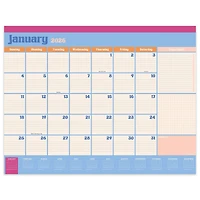 2026 Sherbet Desk Pad Monthly Blotter Calendar