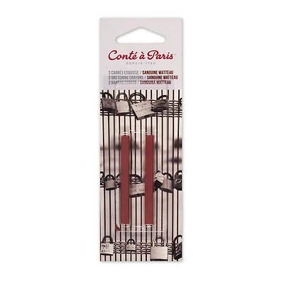 Conté à Paris™ Sanguine Watteau 2452 Sketching Crayons, 2ct.