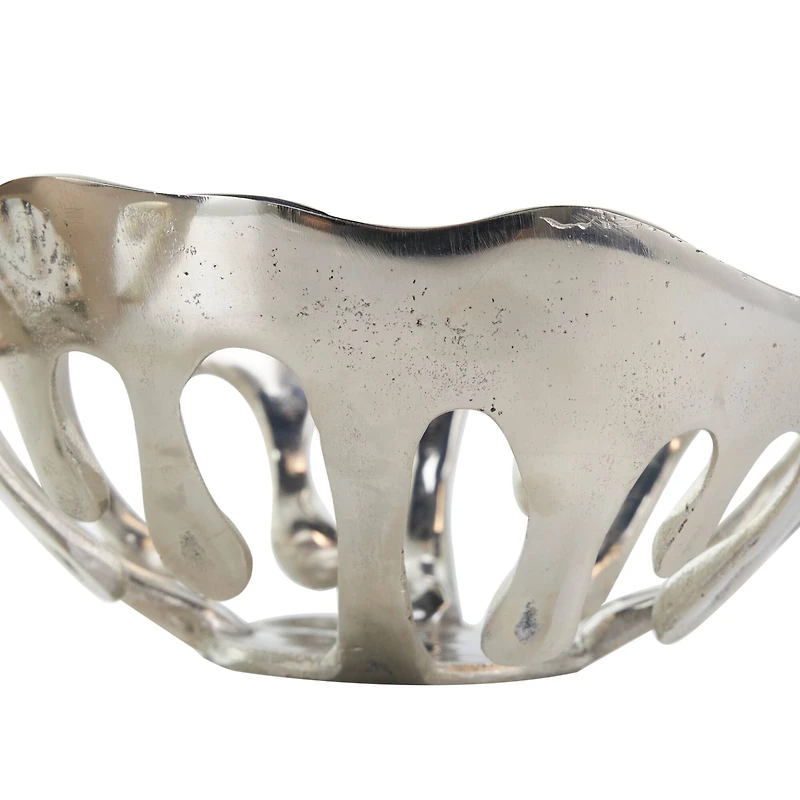 Aluminum Drip Decorative Bowl Set with Open Frame Design