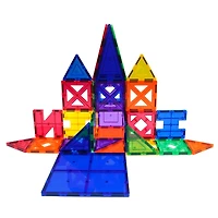 PicassoTiles® 33 Piece Magnetic Tiles