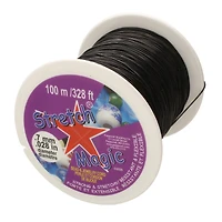 Stretch Magic® 0.7mm Black Bead & Jewelry Cord, 100m