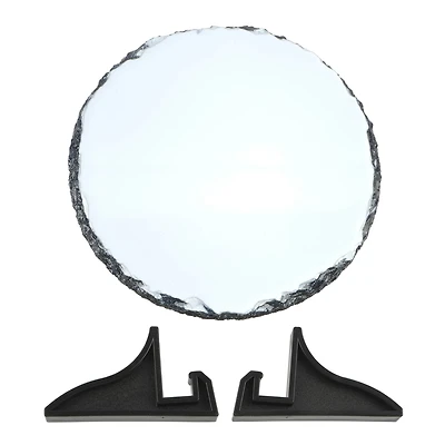 6" Round Slate Sublimation Blank by Make Market®