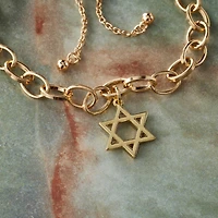 14K Gold Plated Star of David Charm by Bead Landing™