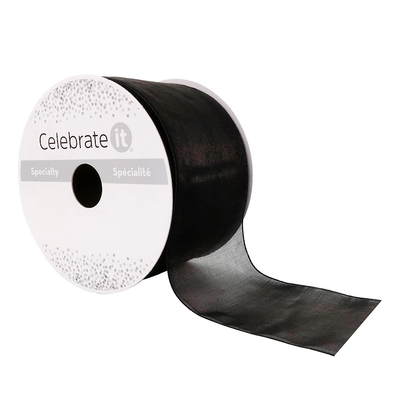 12 Pack: 2.5" x 10yd. Sheer Ribbon by Celebrate It® Specialty