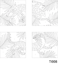 Tigers Paint-by-Number Gallery Mini Kit by Artist's Loft®