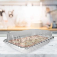 Silver Lining by Durable Packaging Giant Lasagna Pans with Lids, 2ct.
