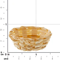 Miniatures Straw Round Basket by Make Market®
