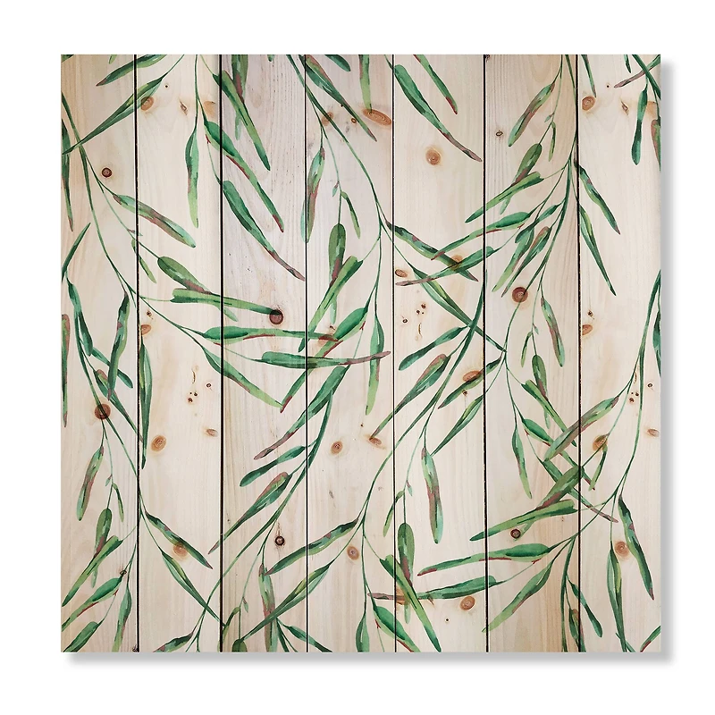 Designart - Tropical Green Leaves In Summer Times II