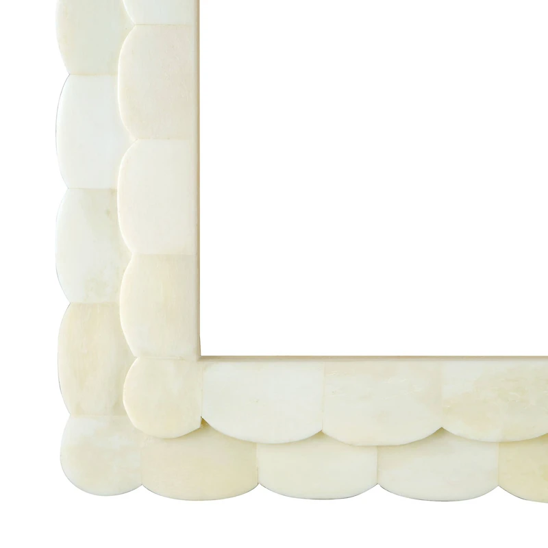 8" x 10" Scalloped Bone Tabletop Frame, Atelier by Studio Décor®