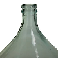 Clear Recycled Glass Handmade Spanish Vase 16" x 16" x 22"