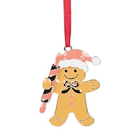 Gingerbread Man with Rolling Pin Christmas Ornament - 3"