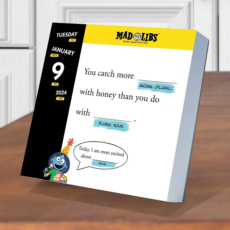 TF Publishing 2024 Mad Libs Daily Desktop Calendar
