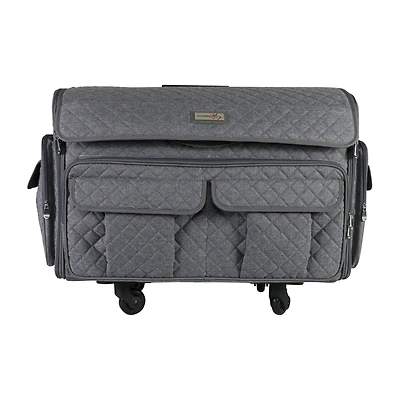 Everything Mary Heather Gray XXL Rolling Sewing Tote