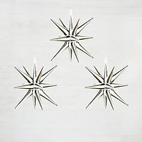 26" Black & White Stripes Starburst Foil Balloons, 3ct. by Celebrate It™