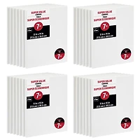 4 Packs: 7 ct. (28 total) 11" x 14" Super Value Canvas by Artist's Loft®