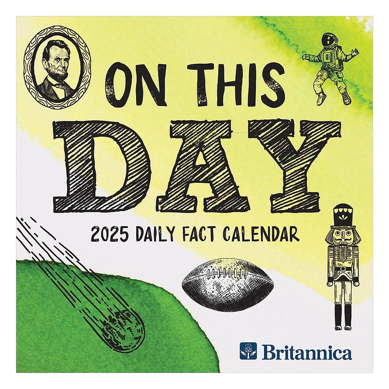 TF Publishing 2025 On This Day Daily Desktop Calendar