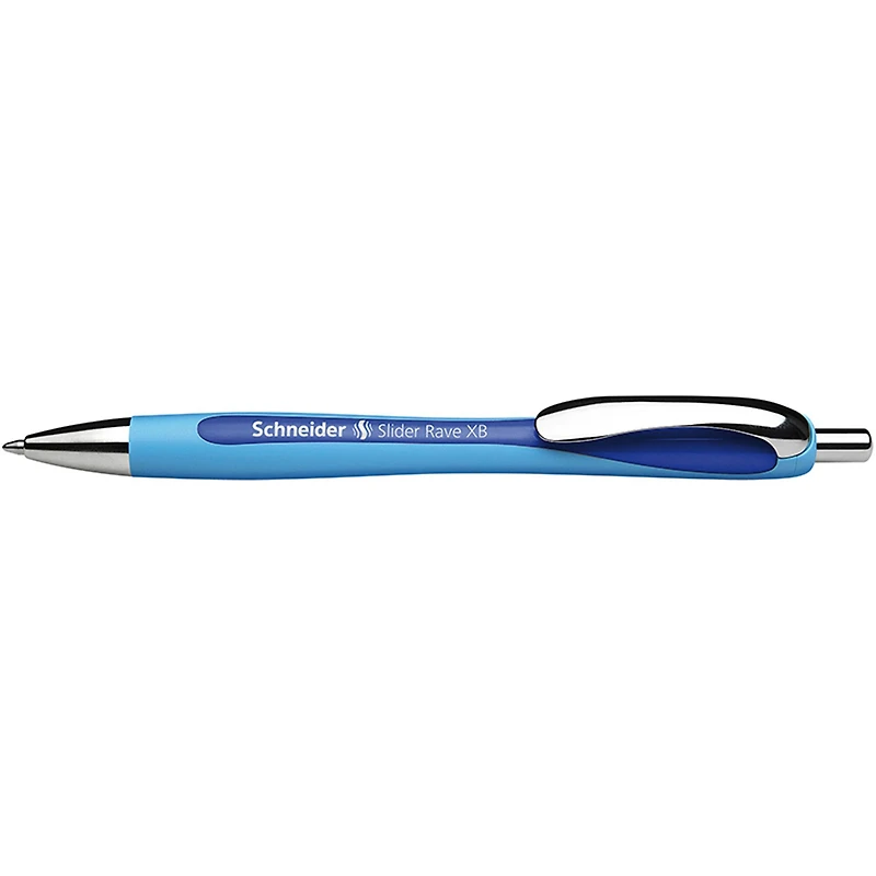 Schneider® Blue Slider Rave Retractable Ballpoint Pen, 5ct.