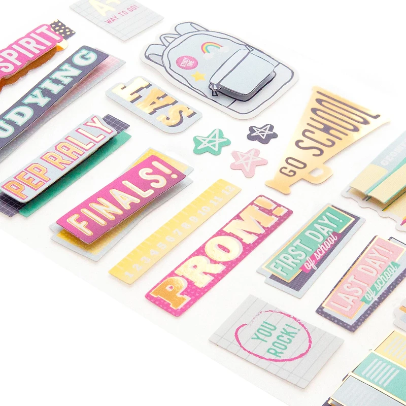 High School Dimensional Stickers by Recollections™