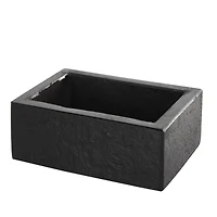 Black Textured Decorative Box Set with Knobs