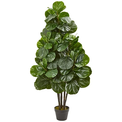 4.3ft. Potted Fiddle Leaf Fig Artificial Tree