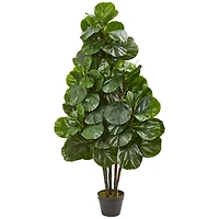 4.3ft. Potted Fiddle Leaf Fig Artificial Tree