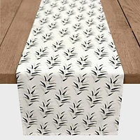 Dark Leaves Indoor/Outdoor Table Runner