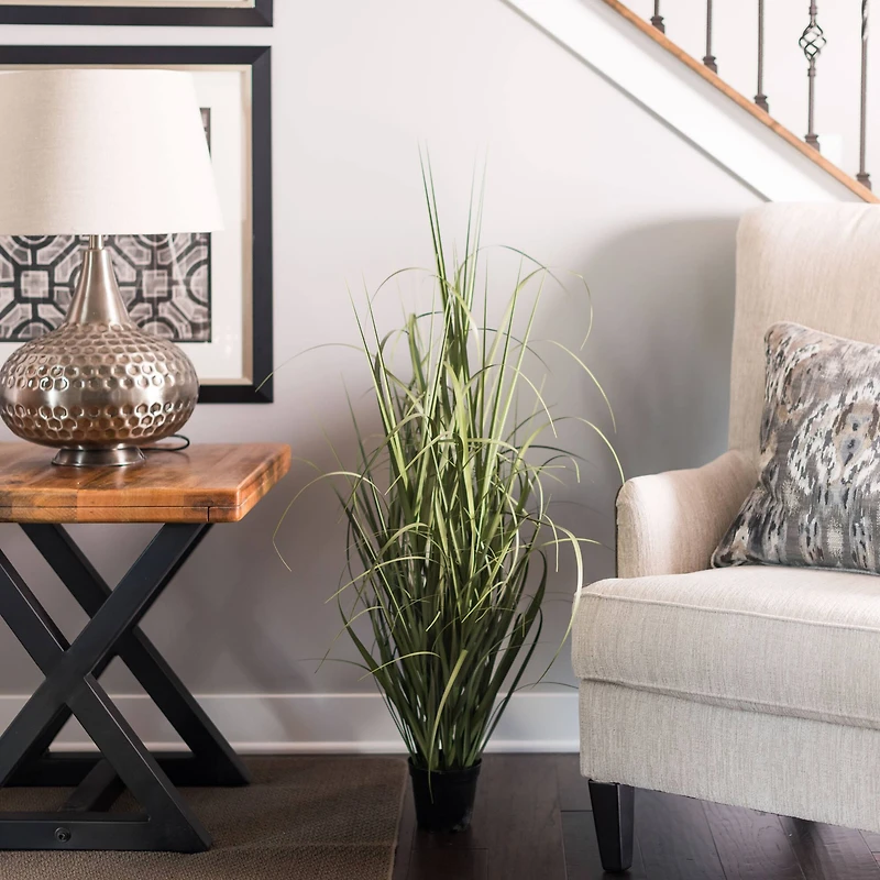 Artificial Green Potted Ryegrass