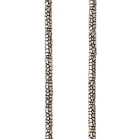 12 Pack:  Silver Metal Bump Tube Beads, 11mm by Bead Landing™