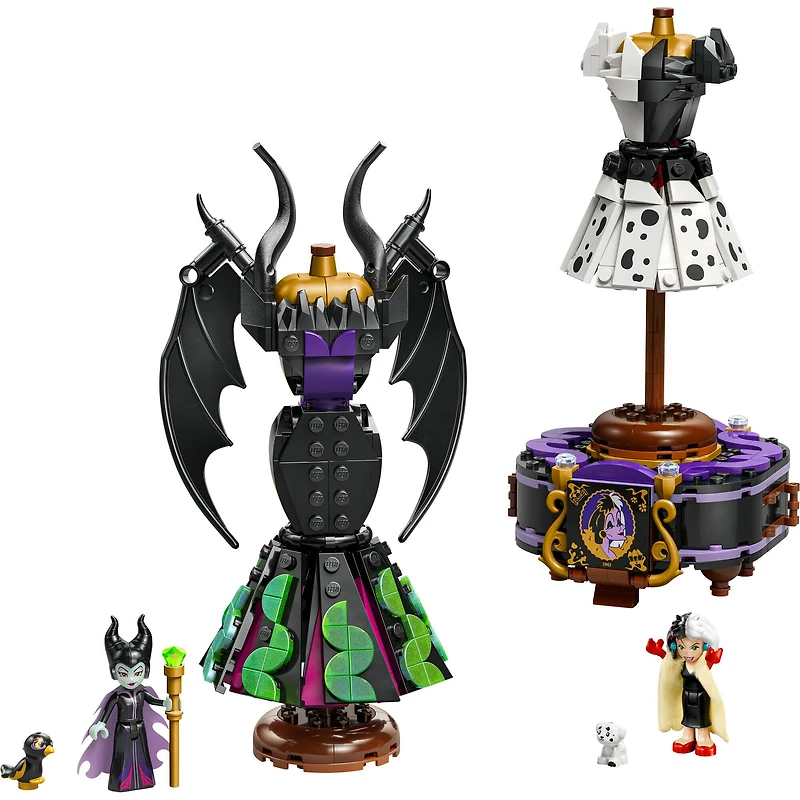 LEGO® Disney Villains Maleficent’s and Cruella De Vil’s Dresses 43262