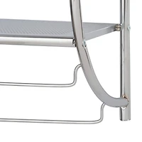 Organize It All 2-Tier Wall Mounted Shelf & Towel Bars