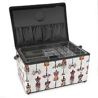 Dritz® X-Large Gray Dress Forms Sewing Basket