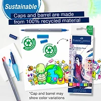 Faber-Castell® Goldfaber Aqua Basic Shades Dual-Tip Marker Set