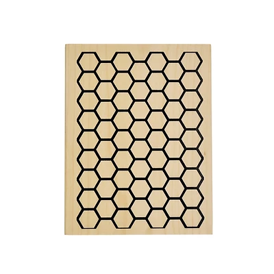 Honeycomb Wood Stamp by Recollections™