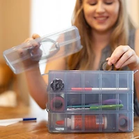 Everything Mary Dark Gray Stackable Storage Container