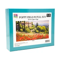 Wooden Jigsaw Puzzle - Poppy Field in Full Sun: 221 Pcs