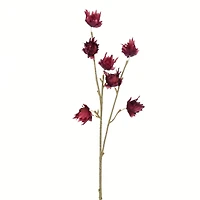Burgundy Hibiscus Spray, 3ct.