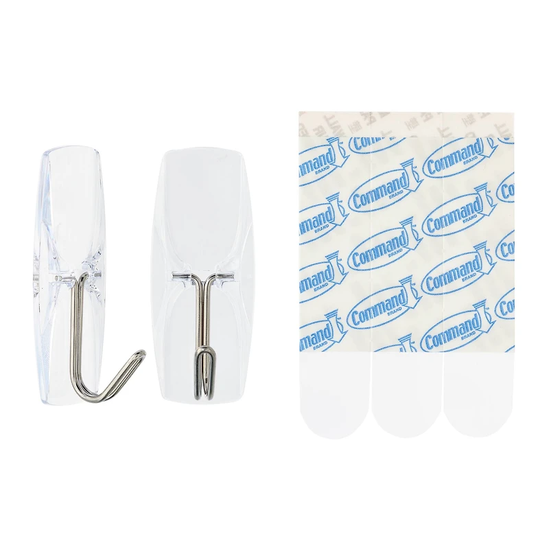 Command™ Clear Medium Wire Hooks