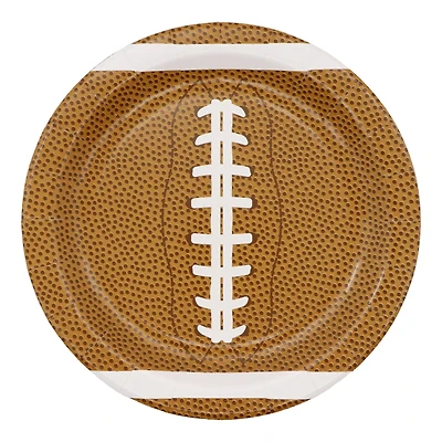 9" Football Paper Plates, 12ct. by Celebrate It™