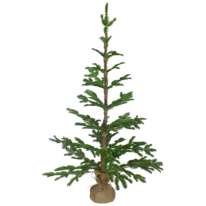 4ft. Unlit Ponderosa Pine Artificial Christmas Tree in Jute Base