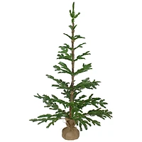 4ft. Unlit Ponderosa Pine Artificial Christmas Tree in Jute Base