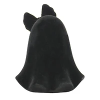 4.75" Flocked Ghost with Bow Tabletop Accent by Ashland